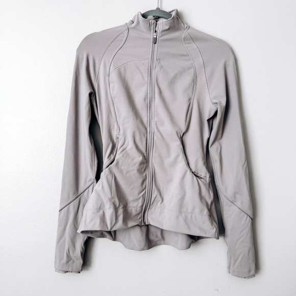 lululemon athletica Jackets & Blazers - Lululemon Light Purple Zip Up Jacket Size 4